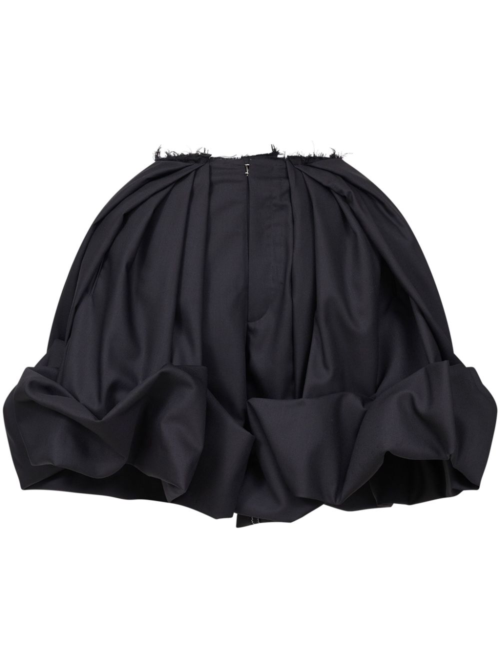 Maison Margiela Knee-length Bubble Shorts In Black