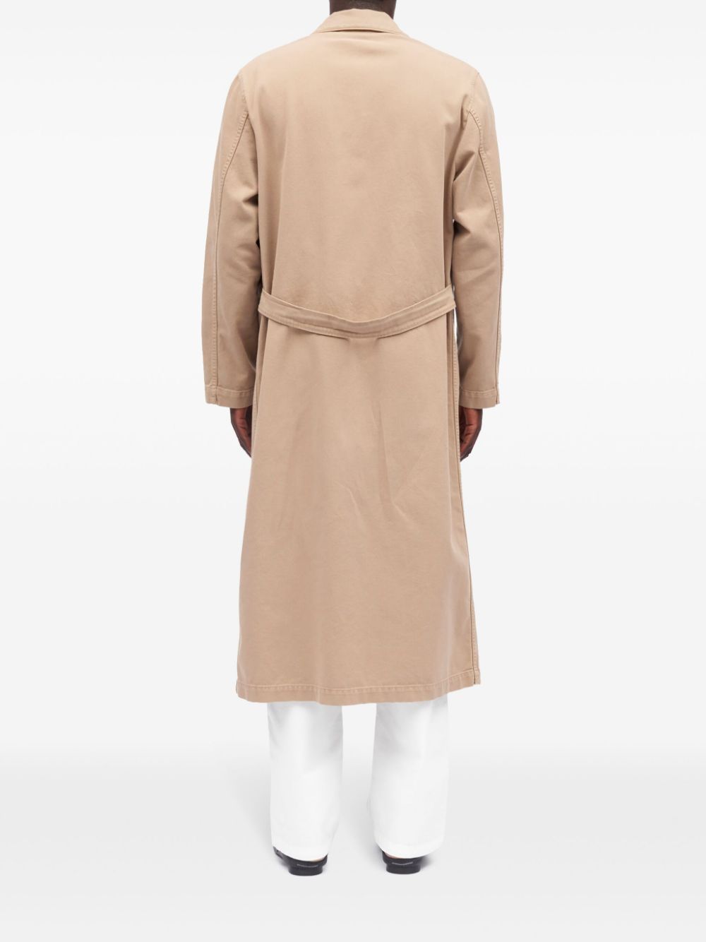 MM6 Maison Margiela single-breasted cotton coat Men