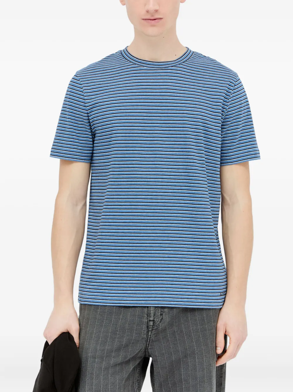 A.P.C. playera con motivo de rayas | azul | Image 1