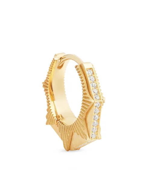 Marie Lichtenberg 18kt yellow gold small NYC diamond earring