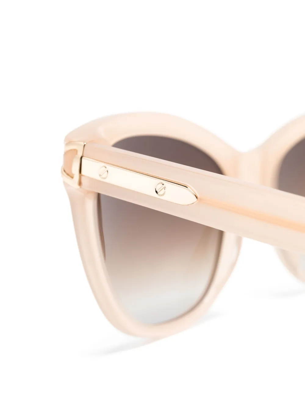 Aspinal Of London Sunup cat-eye zonnebril Beige