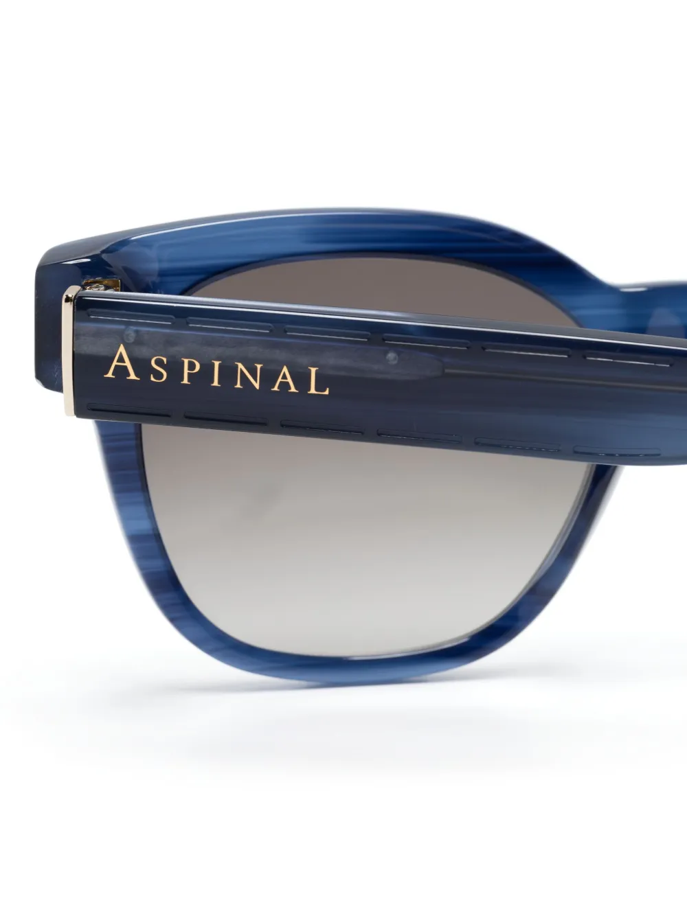 Aspinal Of London Lumiere zonnebril met vierkant montuur Blauw