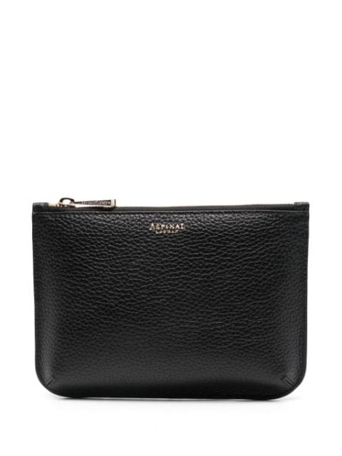 Aspinal Of London medium Ella leather pouch