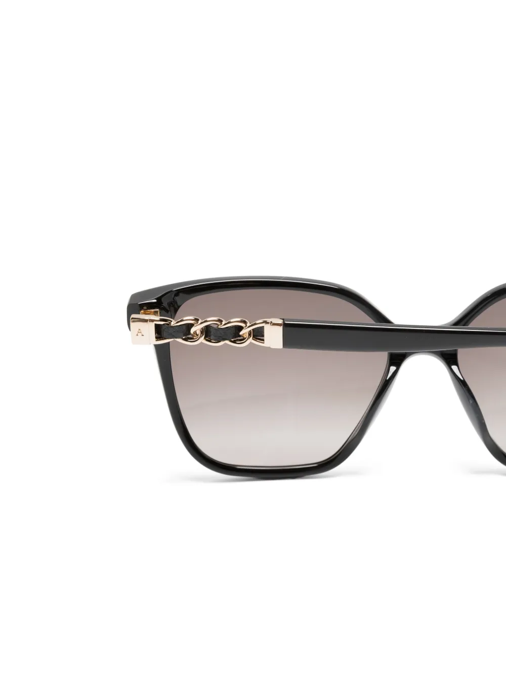 Aspinal Of London Ellen oversized zonnebril Zwart