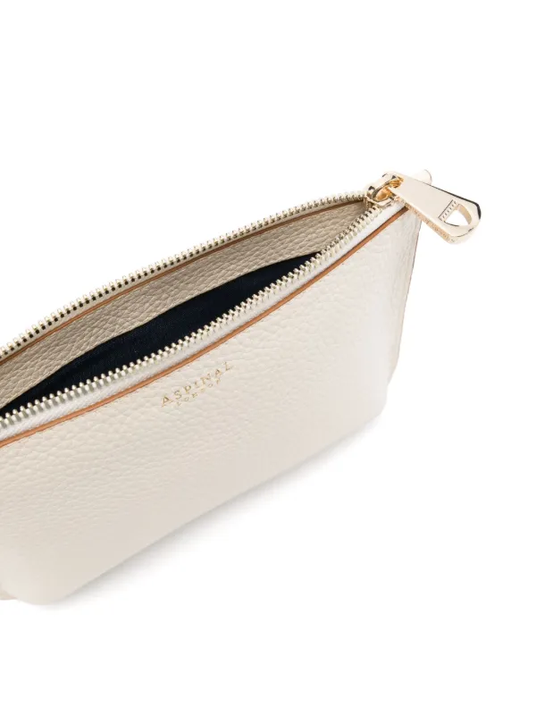 Aspinal Of London Leather Makeup Bag White FARFETCH IE