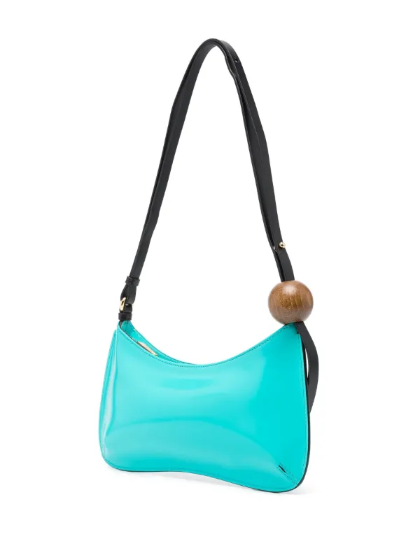 Jacquemus Le Bisou Perle Shoulder Bag | Blue | FARFETCH