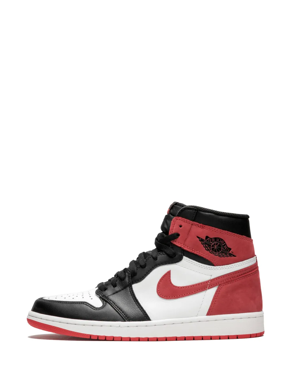 Shop Jordan Air  1 Retro High Og "track Red" Sneakers In 黑色