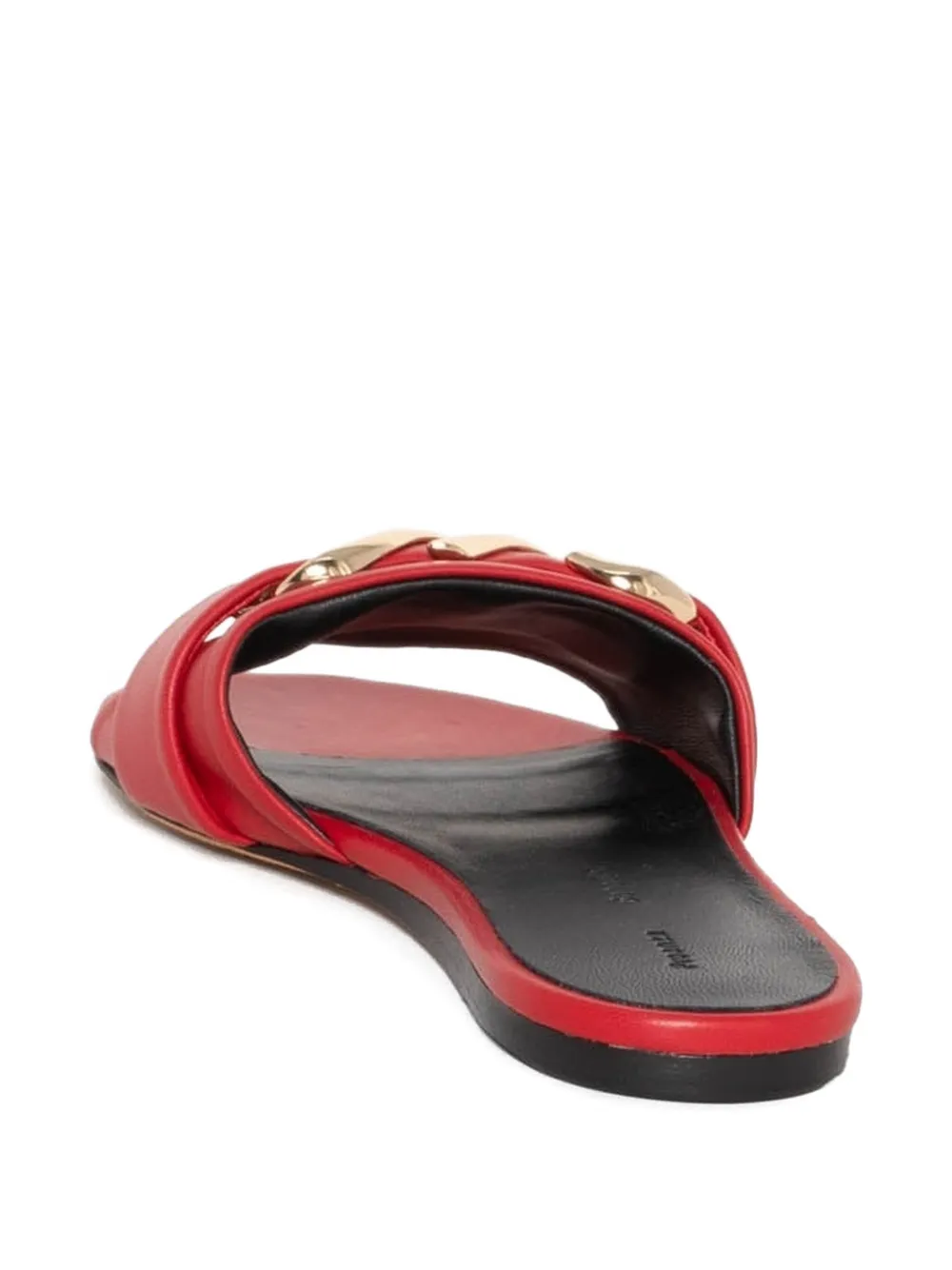 Proenza Schouler monogram flat sandals Rood