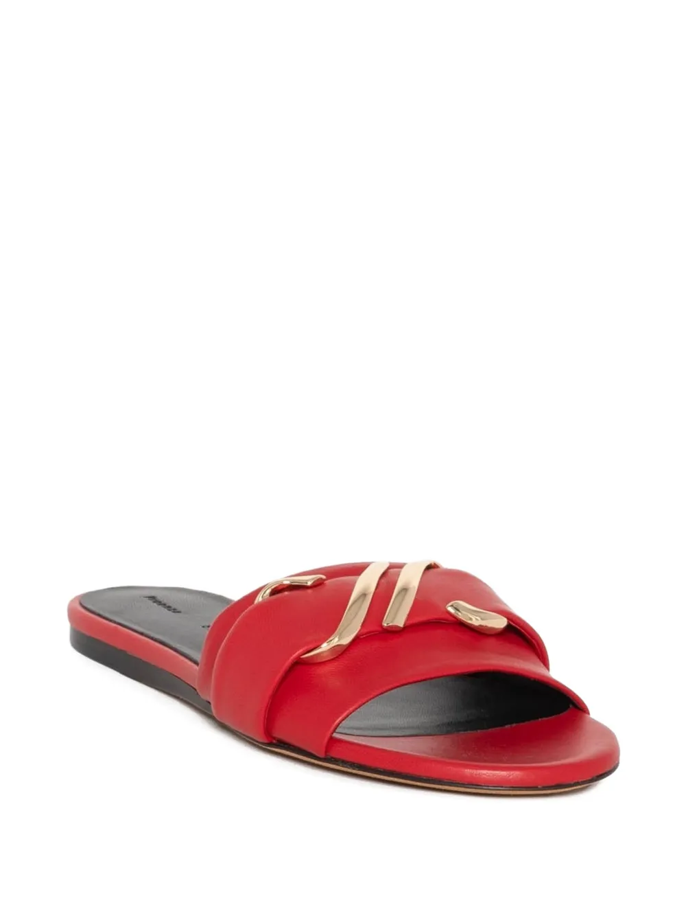 Proenza Schouler monogram flat sandals Rood