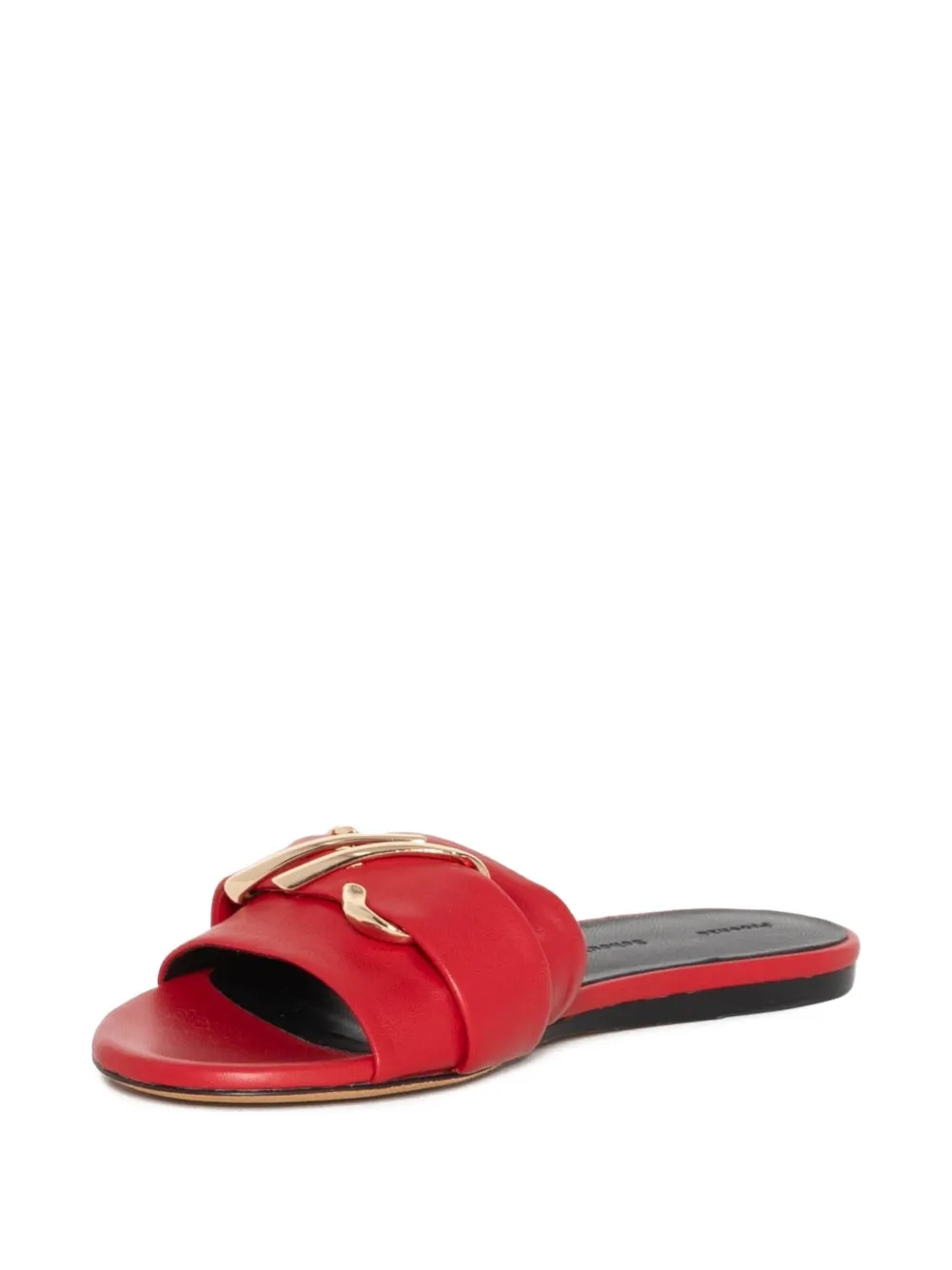 Proenza Schouler monogram flat sandals Rood