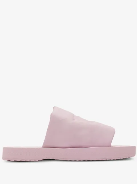 Burberry flip flops con motivo EKD