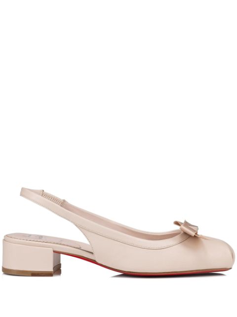 Christian Louboutin Mamaflirt 30mm leather shoes 