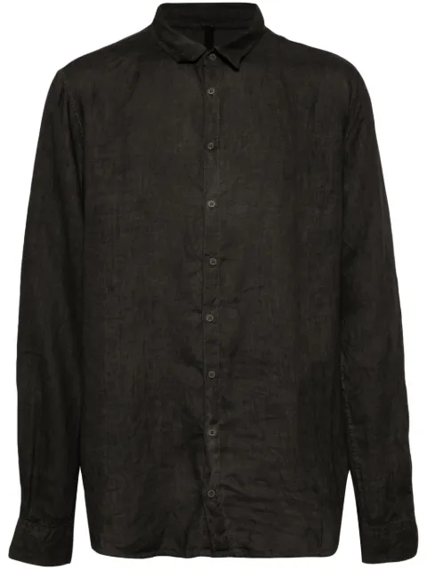 Poème Bohémien classic-collar linen shirt