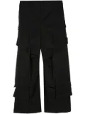 HELIOT EMIL straight-leg cargo trousers - Black