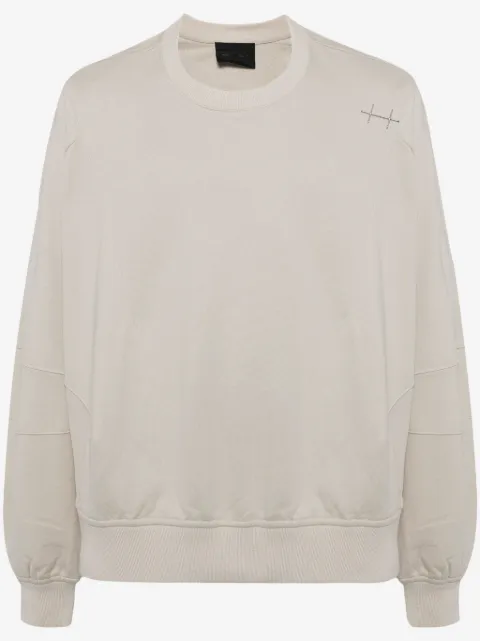 HELIOT EMIL panelled cotton sweatshirt