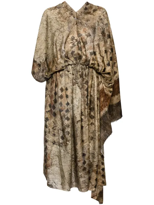 Robe longue à design asymétrique - Uma Wang - Modalova