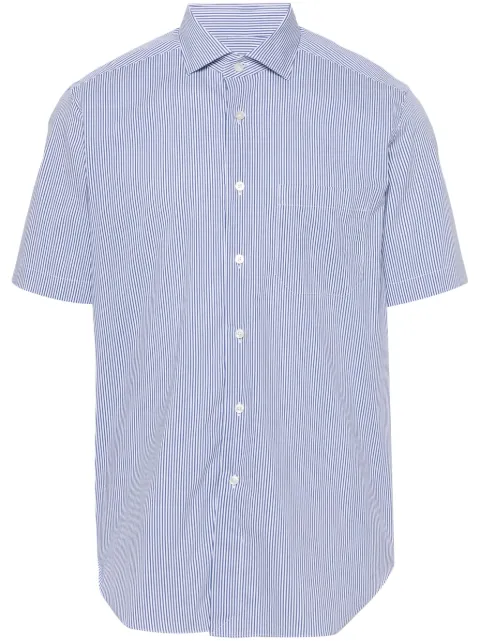 Xacus short-sleeve striped shirt