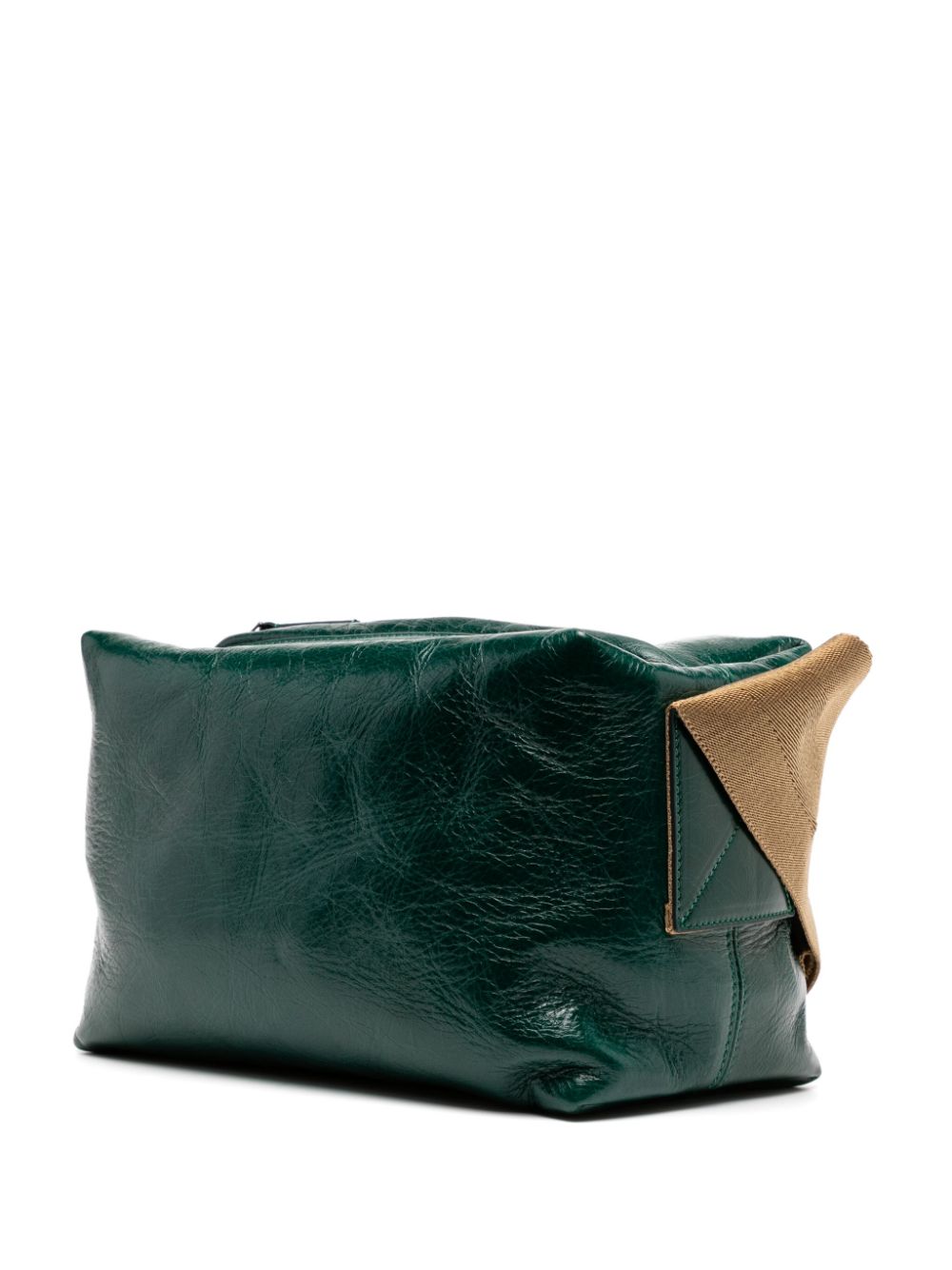 Uma Wang leather shoulder bag - Groen
