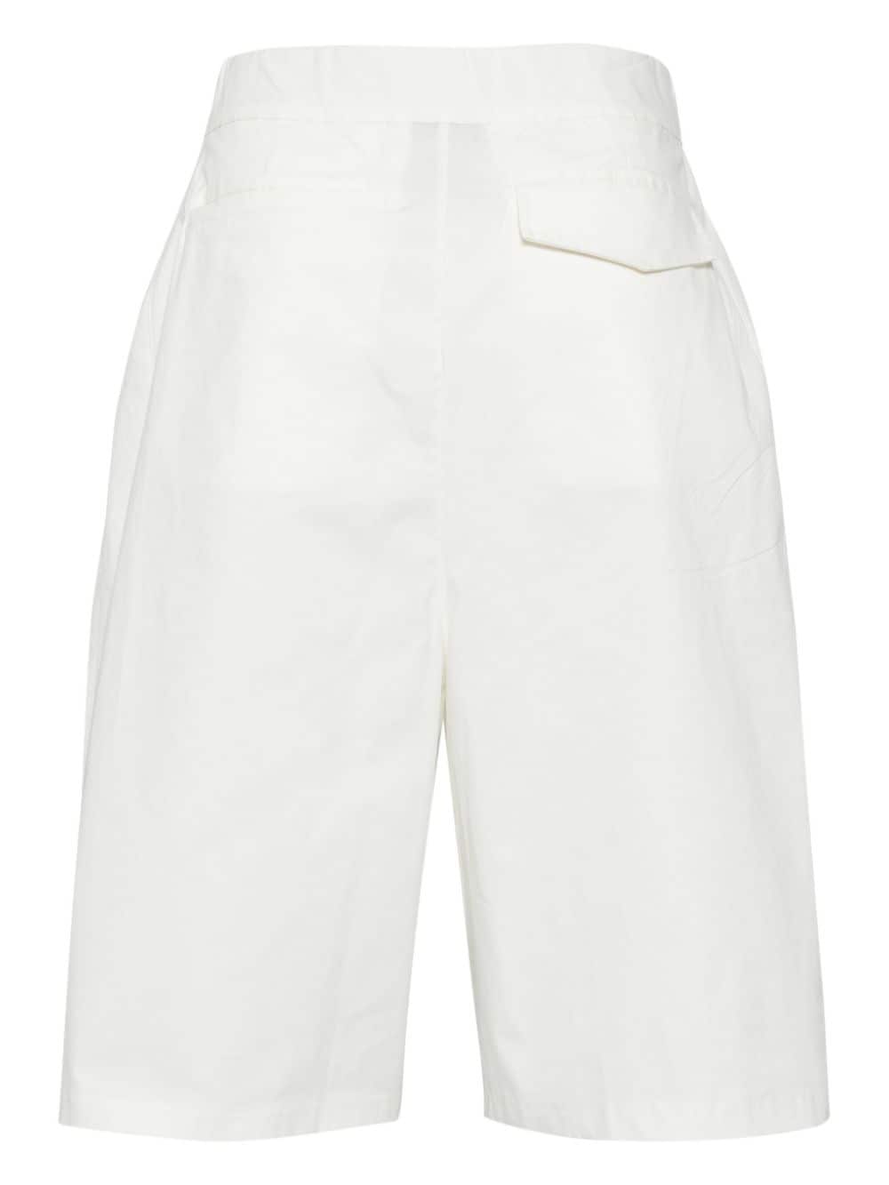 Thom Krom pleat-detail tailored shorts - Wit