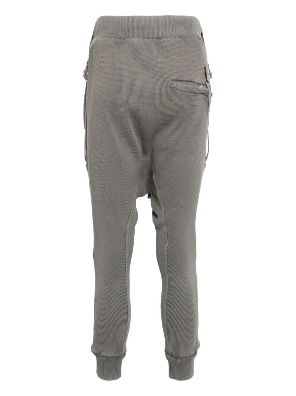 BORIS BIDJAN SABERI DROP CROTCH SLIM PANTS / STONE WASHED