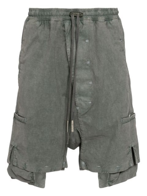 Boris Bidjan Saberi drop-crotch drawstring shorts