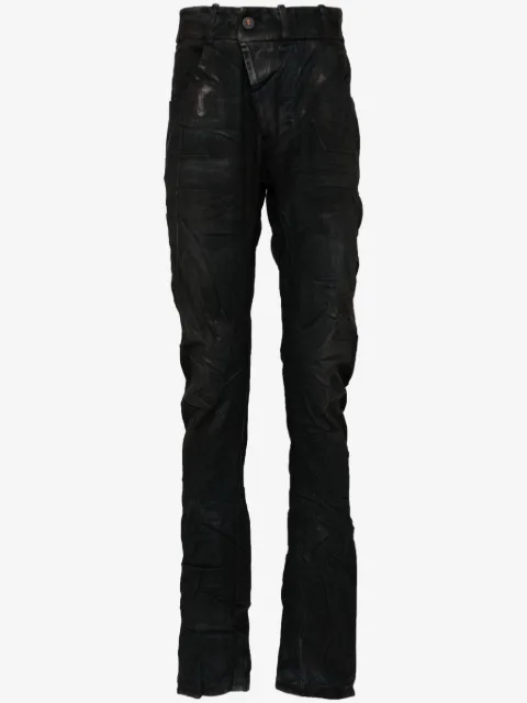 Boris Bidjan Saberi jean skinny à coupe sarouel