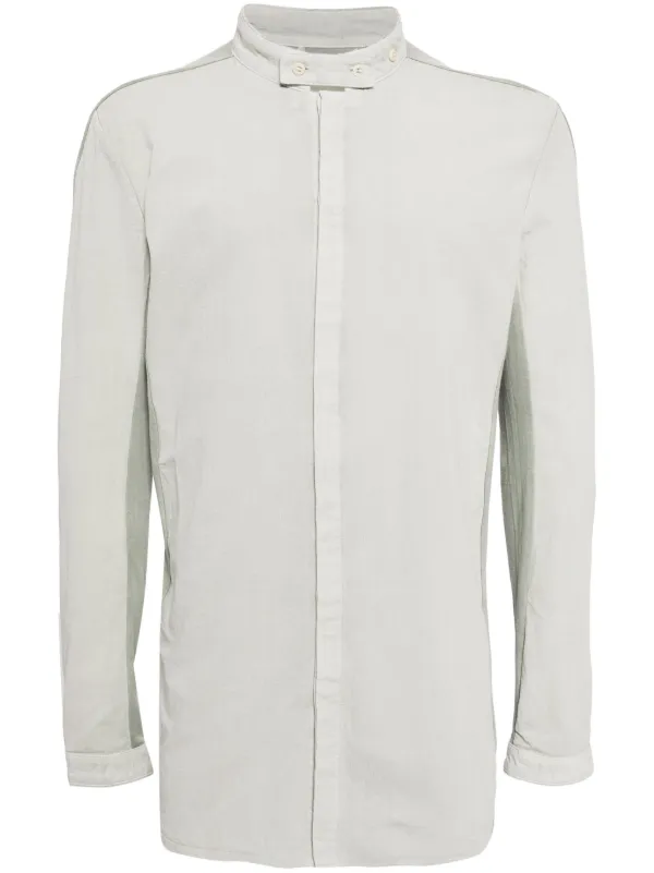 BORIS BIDJAN SABERI シャツ hide-m | Boris Bidjan Saberi men button down shirt SHIRT1, black