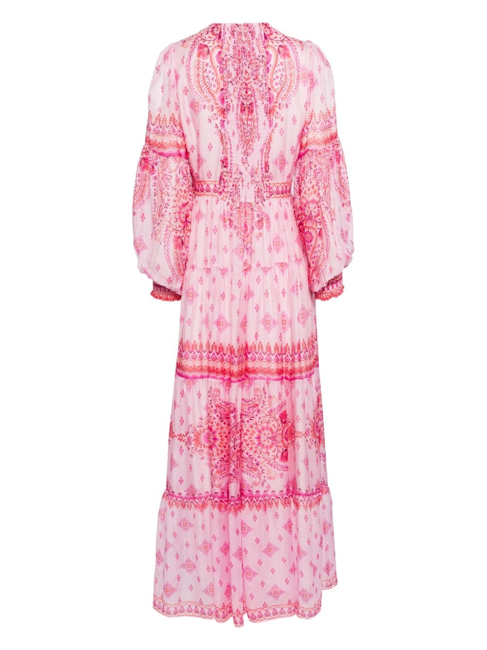 Hale Bob Alaia geometric-pattern maxi dress - Roze
