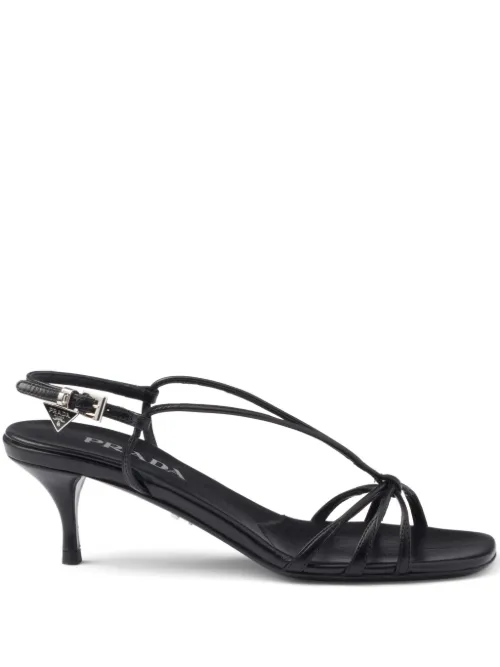 Prada sandales en cuir 55 mm - Noir - Prada - Modalova