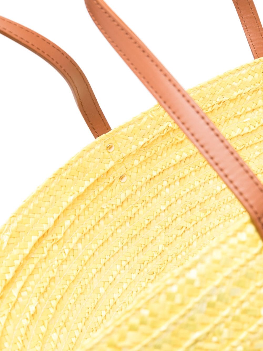 Shop Patrizia Pepe Logo-embroidered Shoulder Bag In Yellow