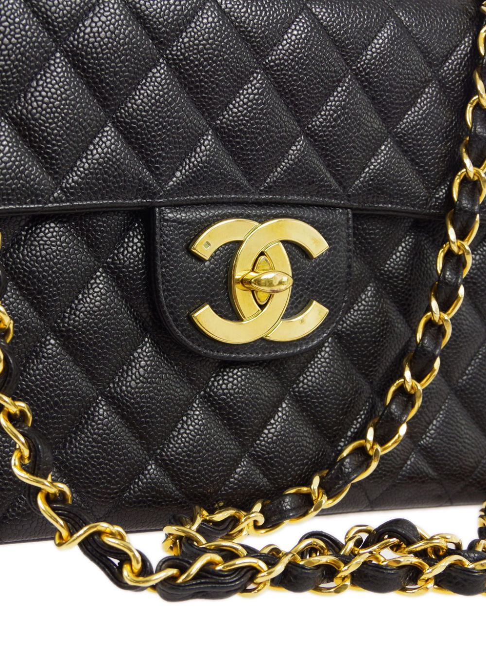 CHANEL 1995 jumbo Classic Flap shoulder bag Women