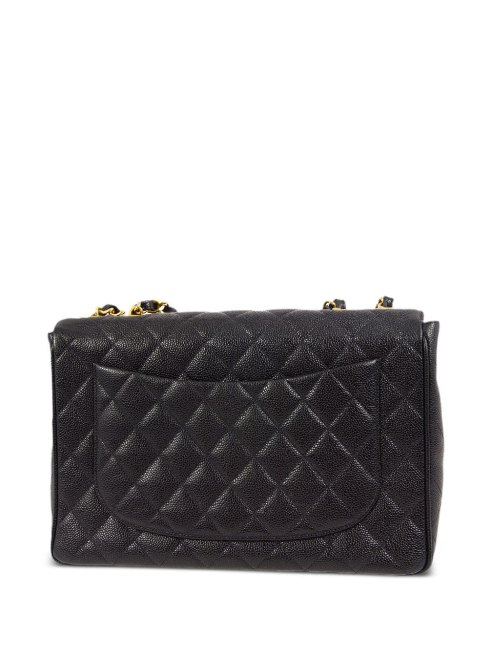 CHANEL Pre-Owned 1995 Jumbo Classic Flap schoudertas - Zwart