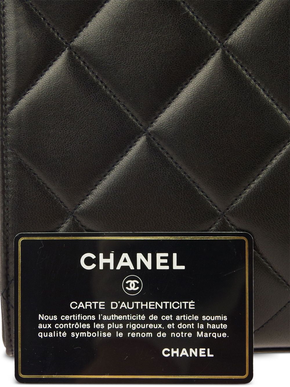 CHANEL 1995 CC diamond-quilted briefcase Women