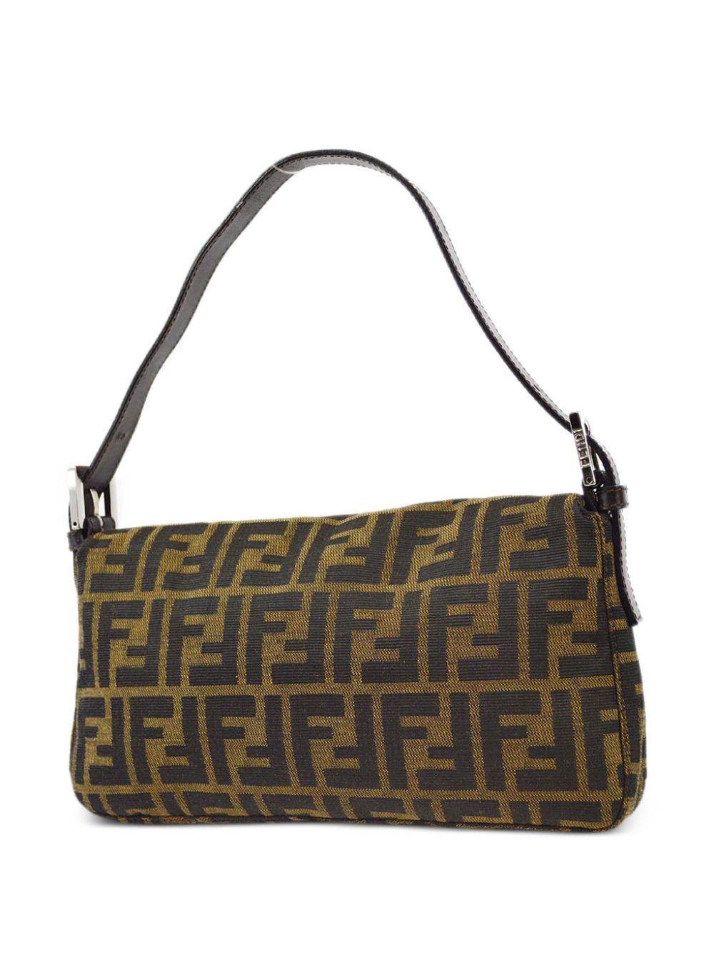 Fendi Pre-Owned 1990-2000s Zucca Baguette schoudertas - Bruin