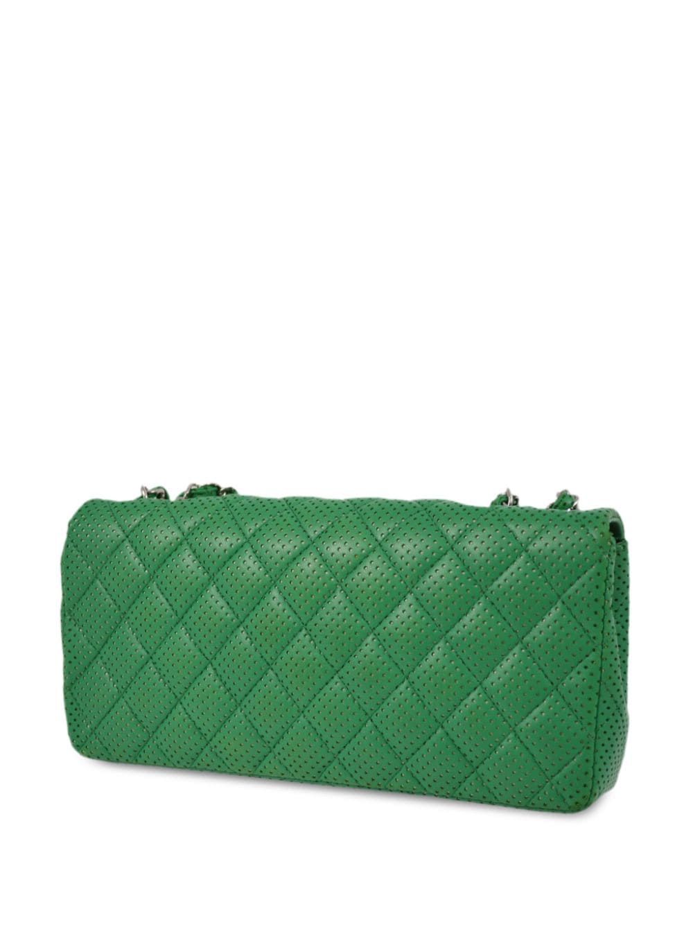 Pre-owned Chanel East West 单肩包（2007年典藏款） In Green