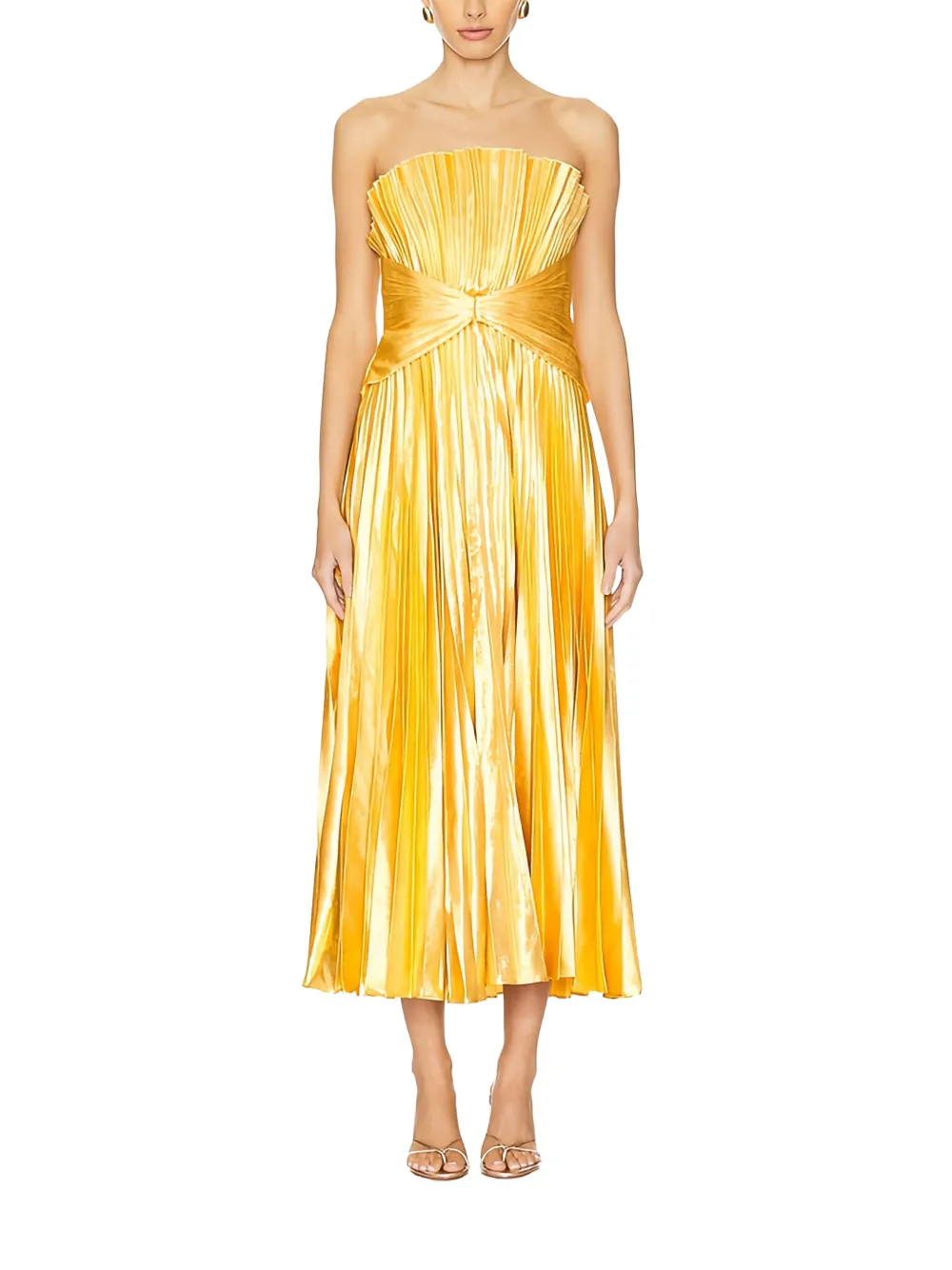 Acler Hatchford dress - Giallo
