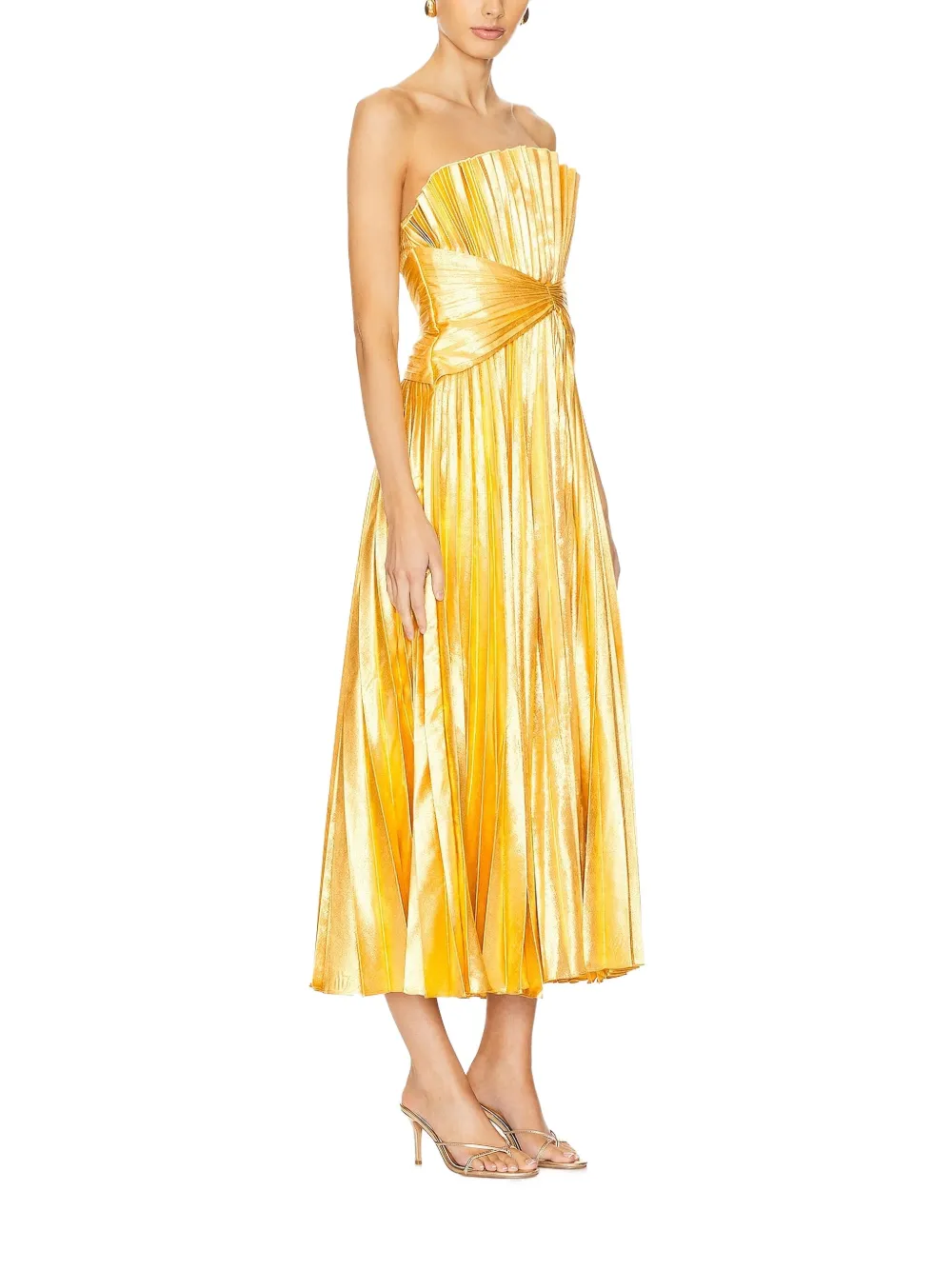 Acler Hatchford dress - Geel