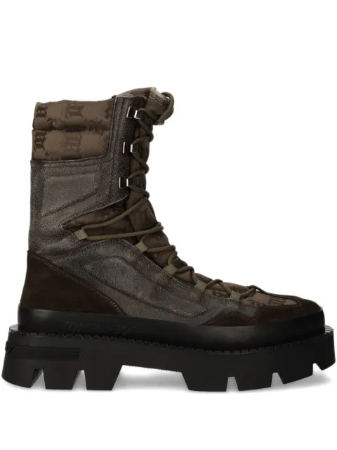MISBHV logo-print lace-up boots
