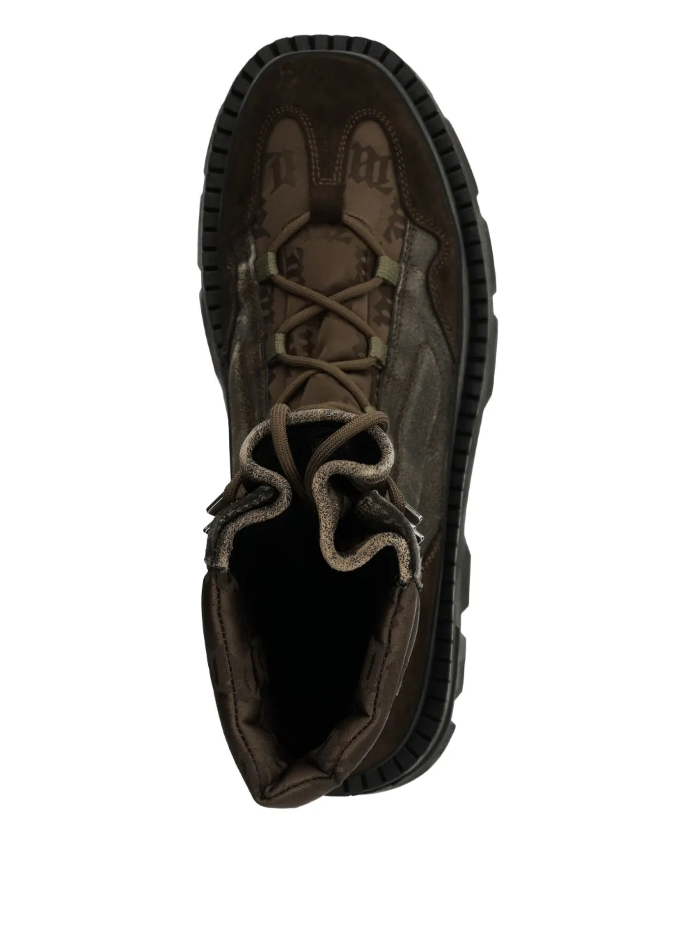 MISBHV Veterlaarzen met logoprint Bruin