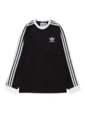 adidas 3-Stripes long-sleeve T-shirt - Black