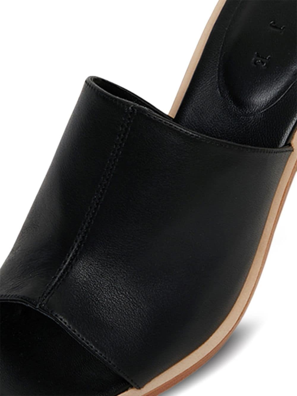 Aje Rochelle spiral heel mules - Zwart