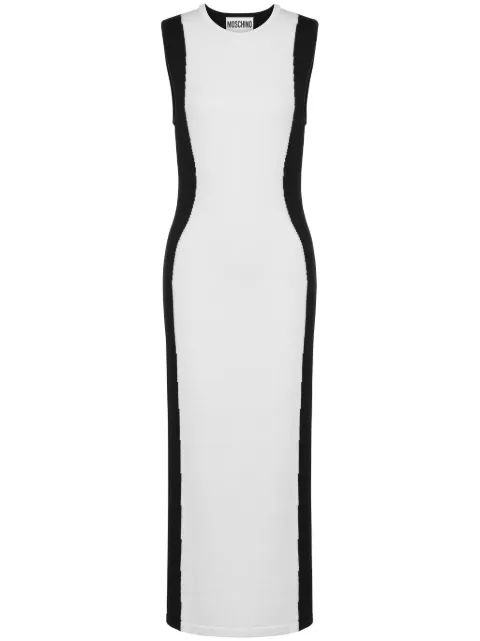 Moschino two-tone virgin wool dress 