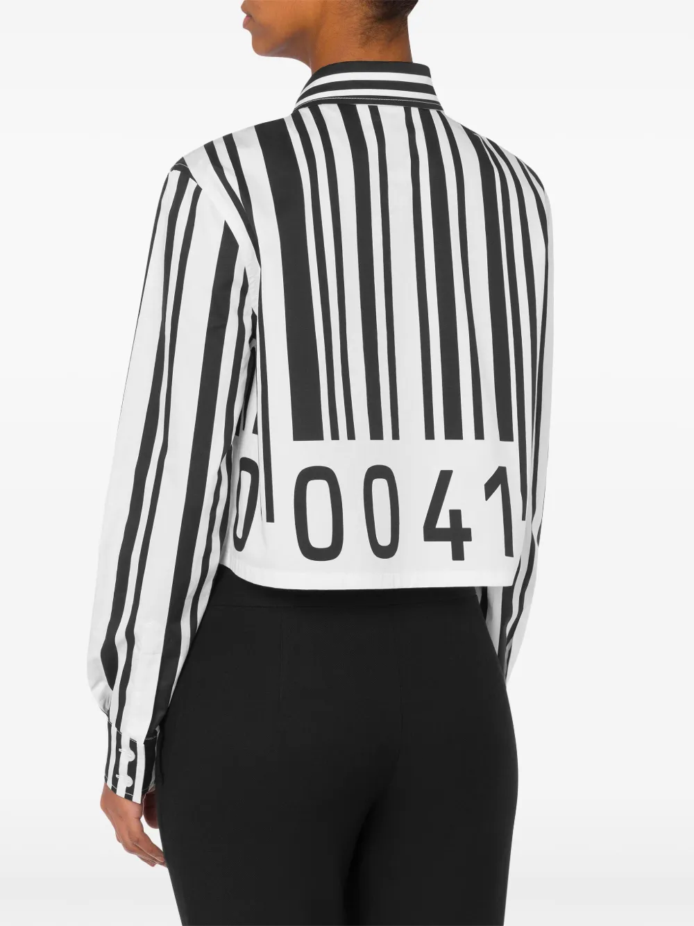 Moschino Blouse met print Wit