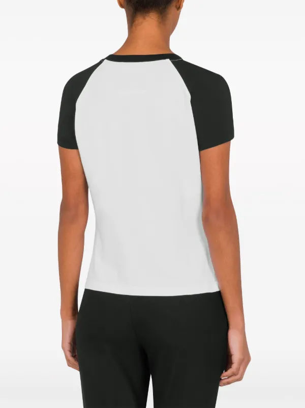 Tシャツ・カットソー MOSCHINO Women Tops A12060445 0001 WHITE Moschino barcode-print Cotton T-shirt | White | FARFETCH