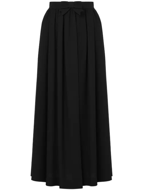 Jupe-short plissée à ourlet asymétrique - Moschino - Modalova