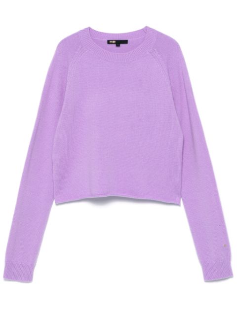 Maje cropped cashmere sweater Women