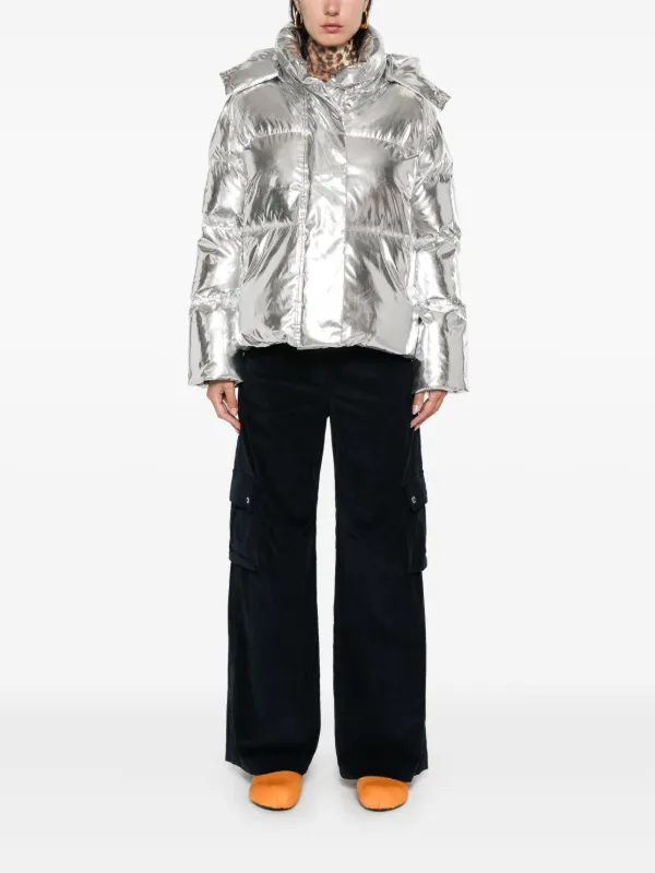 Maje silver jacket hotsell