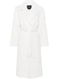 Maje long belted coat - Neutrals