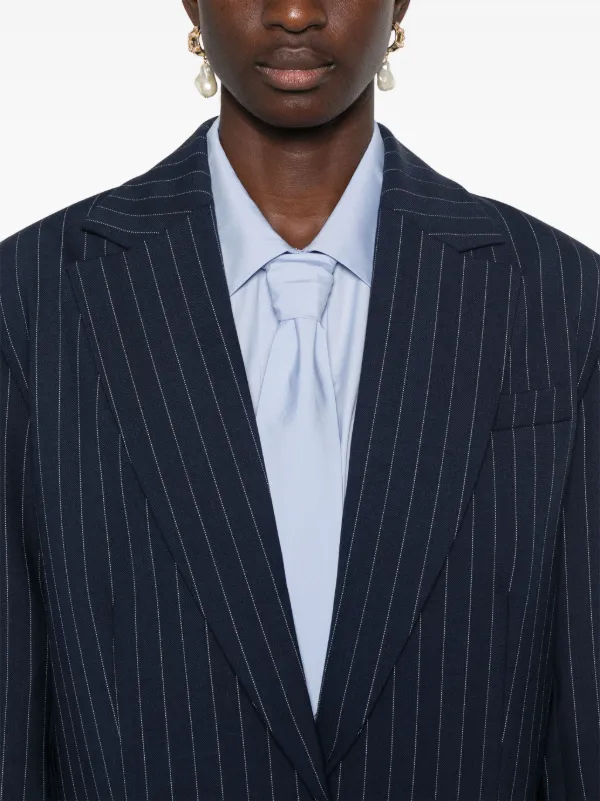 Maje single-breasted Pinstripe Blazer - Farfetch 