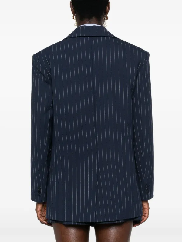Maje single-breasted Pinstripe Blazer - Farfetch 